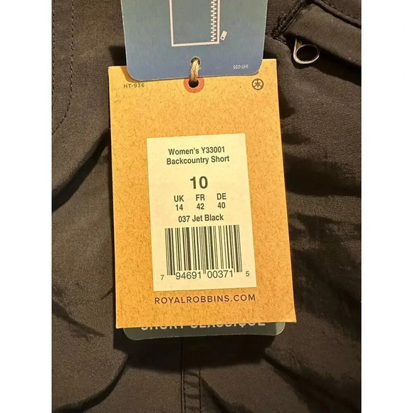 NWT Royal Robbins Women's Y33001 Backcountry Short Size 10 - Picture 5 of 8